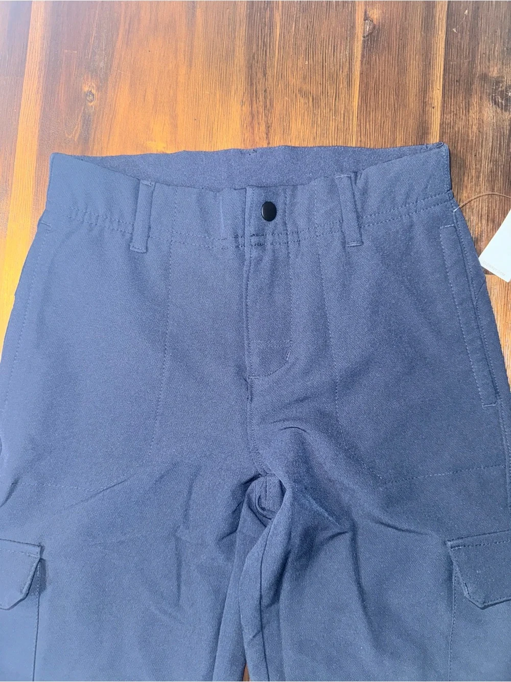NWT Old Navy Active Boys Navy Stretch Tech Cargo Pants School Uniform Size 6-7